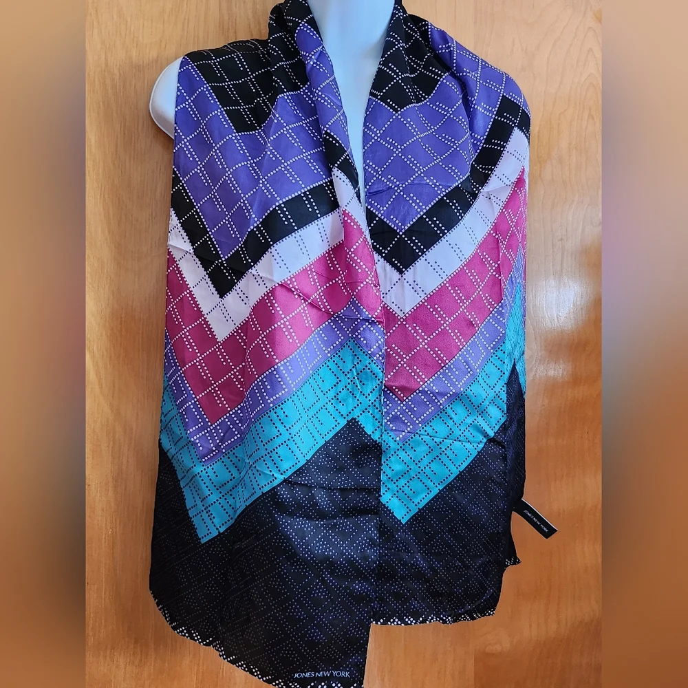 Jones New York Silk Scarf